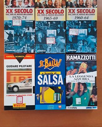 Cassette VHS miste