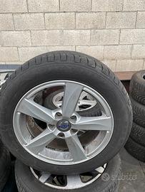 PNEUMATICI DUNLOP + CERCHI VOLVO 205/55/16 ESTIVE