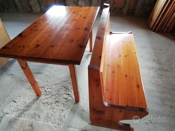  Tavolo e Panca  per Rustico 