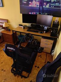 Postazione sim racing pieghevole