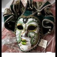 Maschera Veneziana Vintage di jullare a nove campa