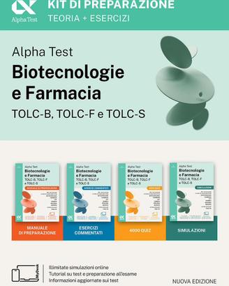 Alpha Test. Biotecnologie e Farmacia TOLC-B