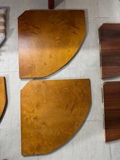 4+2 mensole angolari in legno massiccio come nuove