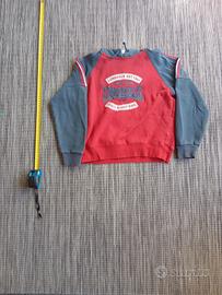 felpa lonsdale rossa taglia xl da ragazzo 