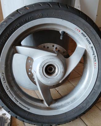 Cerchio e pneumatico aprilia sr - piaggio nrg
