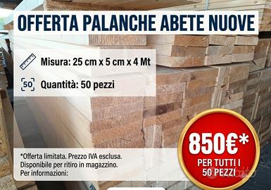 palanche abete nuove 