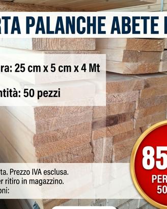 palanche abete nuove 