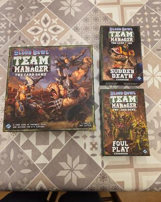 gioco tavolo Blood Bowl Team Manager Carte + 2 exp