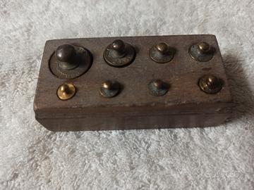 set di pesi da collezione 