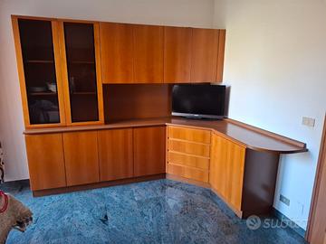 Mobile Soggiorno Angolare con Vetrina