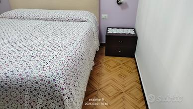 coperta in puro cotone lavorata all uncinetto 