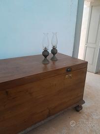 cassa panca antichissima grandissima 