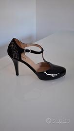 SCARPE DONNA NERO GIARDINI NERE