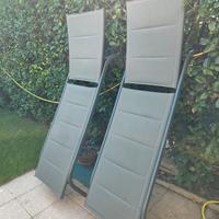 Coppia lettini da giardino 