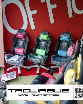 Sedie e poltrone da gaming esposizione