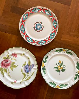 Piatti in maiolica italiana Cantagalli