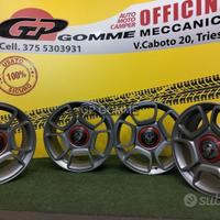 4 Cerchi Lega 17 pollici originali Fiat 500 Abarth
