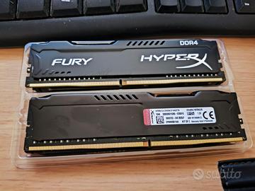 16 GB RAM hyper X Fury DDR4 2666Mhz CL15