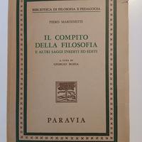 Piero Martinetti, Il compito della filosofia