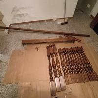 corrimano in legno 