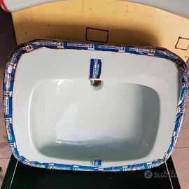 LAVABO CM. 70 RICHARD GINORI SERIE ITALICA CELESTE
