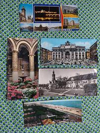 Originali cartoline vintage formato grande viaggia