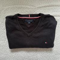 Tommy Hilfiger | Maglione a V |  Nero | Taglia XL