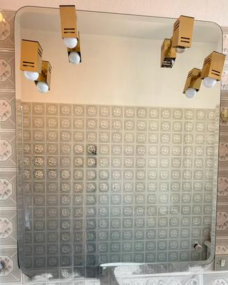 Specchiera con luci dimmerabili