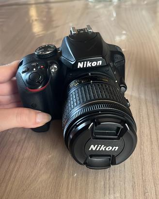 Nikon d3400 kit base+ obiettivo 10/20