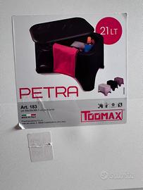 Toomax tavolino Petra bianco in plastica 59x39x36h
