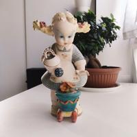 Statua Bambina Trecce - Tosin La Freccia Ep. Lenci