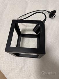 Lampadario moderno nero – design geometrico 🖤