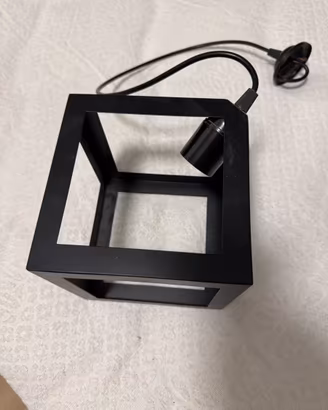 Lampadario moderno nero – design geometrico 🖤