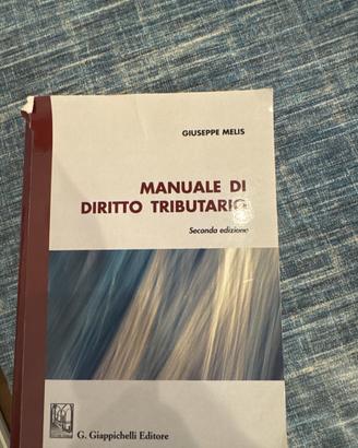 Manuale di diritto tributario Melis 2020