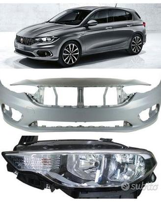 Fiat Tipo musata cofano fanale airbag radiatore 15