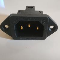 Presa IEC in Rame Puro Placcata Oro