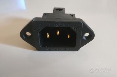 Presa IEC in Rame Puro Placcata Oro