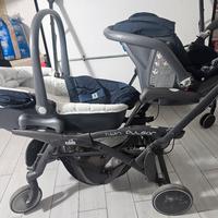 passeggino trio gemellare