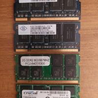 Ram ddr2 2gb notebook 