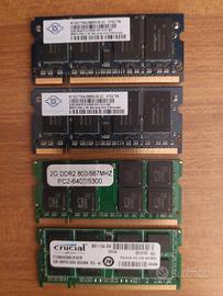 Ram ddr2 2gb notebook 