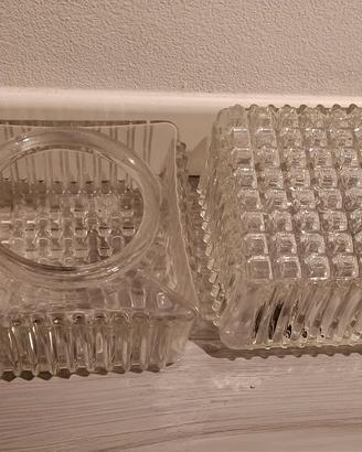 lLampade  plafoniere modernariato vintage quadrata