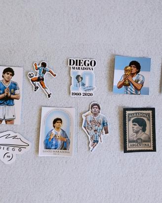 Lotto 10 stickers Maradona Napoli Argentina 🇦🇷 a
