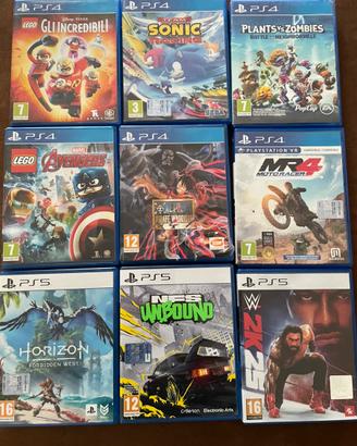 Giochi ps4 e ps5