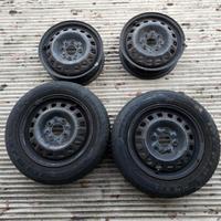 N°4 cerchi Fiat 13" con 4 fori 