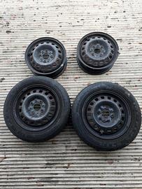 N°4 cerchi Fiat 13" con 4 fori 