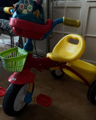 Triciclo Topolino Pieghevole con Luci e Suoni