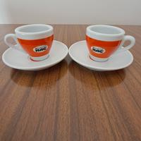 2 tazzine con piattino caffè Hag 