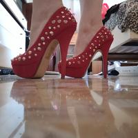 Scarpe decollete borchie n.36