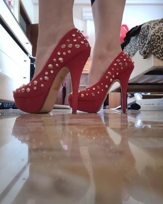 Scarpe decollete borchie n.36