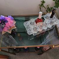 tavolino porta bottiglie 